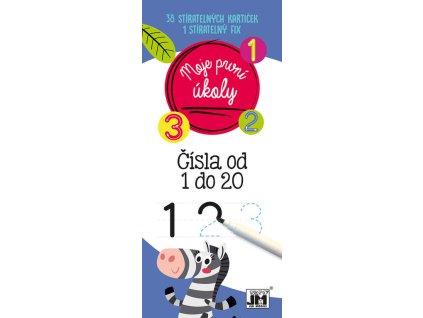 JIRI MODELS Moje první úkoly Čísla set 40 kartiček s fixem