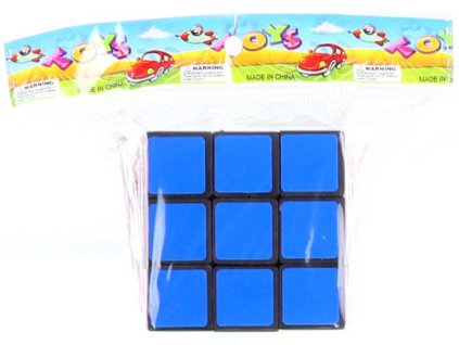 Hlavolam (Rubikova) kostka skládací 3x3 v sáčku plast