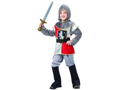 KARNEVAL Šaty rytíř vel.S (110-120cm) 4-6 let *KOSTÝM*