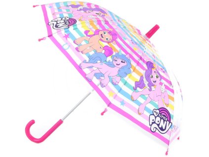 Deštník dětský My Little Pony transparentní manuální 60x65cm