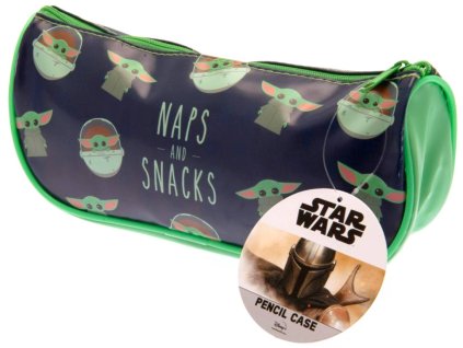 Penál Star Wars: Mandalorian kulaté dětské školní pouzdro na zip