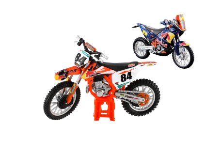 Motorka Bburago 1:18 Red Bull Race 11cm kov/plast 2 druhy v krabičce 17x11x7cm