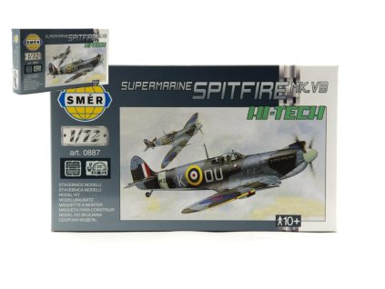 Model Supermarine Spitfire MK.VB HI TECH 1:72 12,8x13,6cm v krabici 25x14,5x4,5cm
