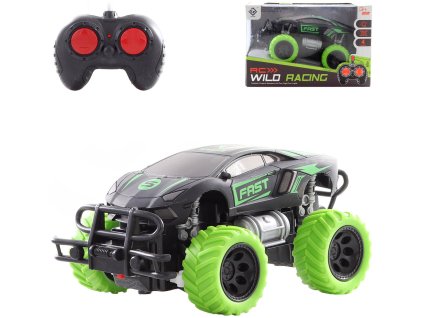 RC Auto sportovní černé na vysílačku 1:20 plná funkce na baterie Světlo