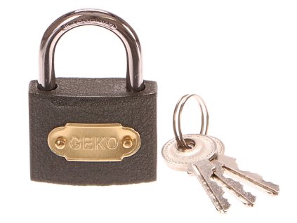 Zámek visací, 50mm, 3 klíče GEKO
