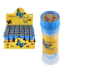 Bublifuk Motýl 50ml 11cm mix druhů 30ks v boxu