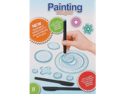 Spirograf inspiro kreslení mandal kreativní set šablony na obkreslování