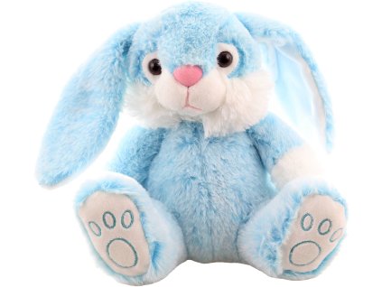 PLYŠ Králík modrý sedící 23cm *PLYŠOVÉ HRAČKY*
