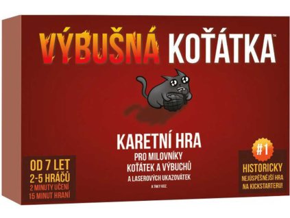 ADC Hra Výbušná koťátka karetní hra *SPOLEČENSKÉ HRY*