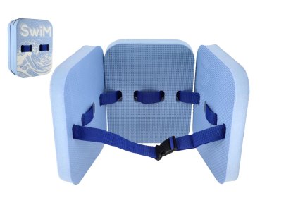 Plovací deska/pásek pěnová 18,5x24cm modrá ve fólii