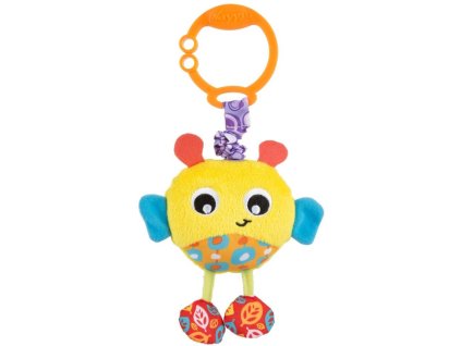 PLAYGRO PLYŠ Baby včelka na natažení vibrační pro miminko