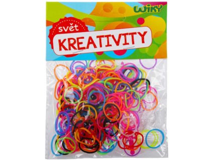 UDĚLEJ SI NÁRAMEK Gumičky LOOM BANDS 200ks mix barev
