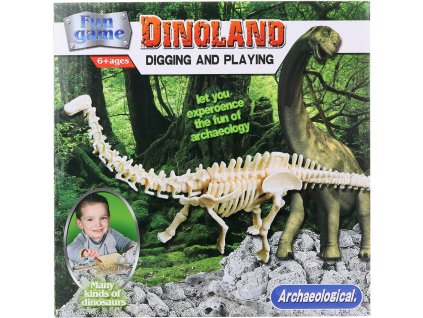 Tesání dino vykopávky Brontosaurus malý archeolog vědecký set s nástroji
