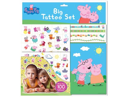 JIRI MODELS Velký set sešit s tetováním Peppa Pig