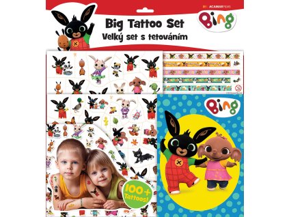 JIRI MODELS Velký set sešit s tetováním Králíček Bing