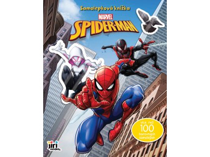 JIRI MODELS Samolepková knížka Spiderman 100+ samolepek