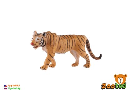 Tygr indický zooted plast 13,5cm