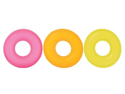 Kruh nafukovací neonový 91cm od 9 let v sáčku