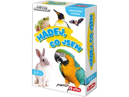 EFKO Hry pro předškoláky Hádej, co jsem *SPOLEČENSKÉ HRY*