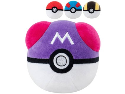 ORBICO PLYŠ Pokémon Poke Ball 4 druhy *PLYŠOVÉ HRAČKY*