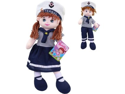 Panenka Natálka soft látková textilní námořník hadrový panák 2 druhy