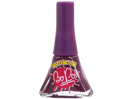 EP Line BO-PO Lak na nehty tmavě fialový slupovací 5,5ml s vůní hrozny