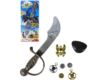 KARNEVAL Pirátská sada dýka s doplňky *KARNEVALOVÝ DOPLNĚK*