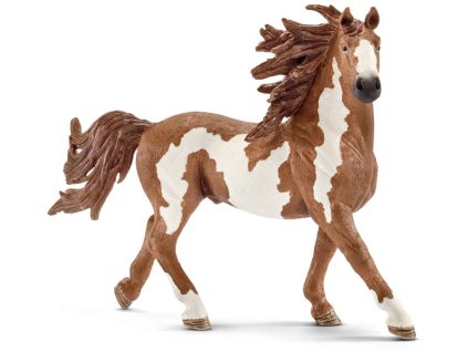 SCHLEICH Koník hřebec Pinto figurka kůň ručně malovaná