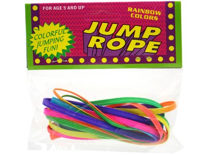 HRA Guma skákací 3m vícebarevná duhová v sáčku
