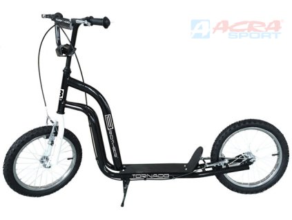 BROTHER Tornado koloběžka 16"/16" pro děti i dospělé černá