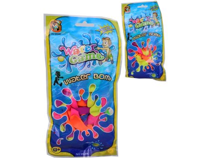 Vodní bomby barevné balonky na vodu sada 100ks s nástavcem v sáčku