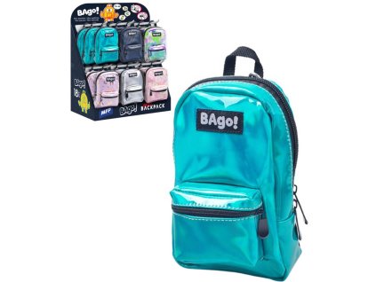 Minibatůžek BAgo! dětský 12x17cm s karabinkou klíčenka 6 druhů