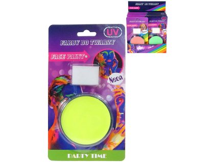 Barvy na obličej párty základní / UV neonové 12 barev