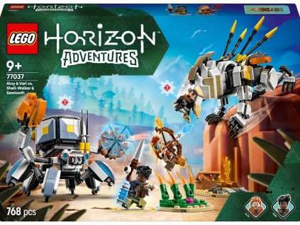 LEGO HORIZON ADVENTURES Aloy a Varl vs. Shell-Walker 77037 STAVEBNICE