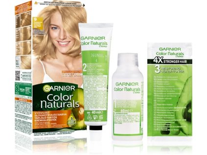 Garnier Color Naturals Creme permanentní barva na vlasy 9 přirozená extra světlá blond, 1 ks