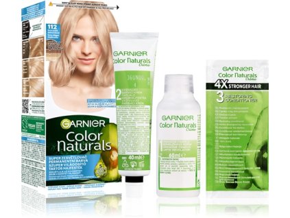 Garnier Color Naturals Creme permanentní barva na vlasy 112 extra světlá duhová blond, 1 ks