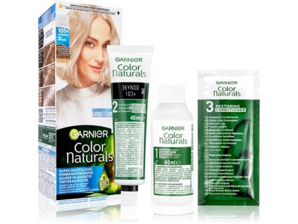 Garnier Color Naturals Creme permanentní zesvětlující barva na vlasy 101+ ledově platinová, 1 ks