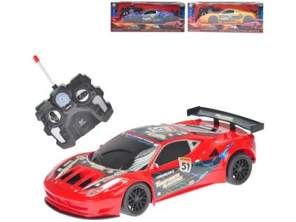 RC Auto sportovní 23cm na vyílačku 27MHz na baterie 3 barvy Světlo