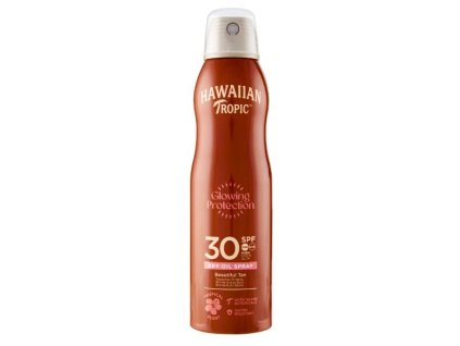 hawaiian tropic suchy olej na opalovani spf 30 protective dry oil continuous spray 180 ml 14672023110443
