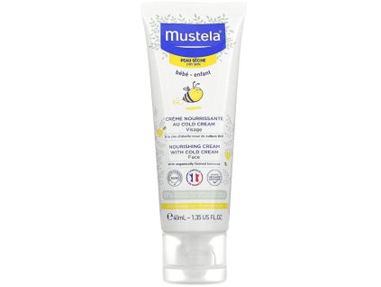 mustela detsky vyzivujici krem na oblicej se vcelim voskem pro suchou plet nourishing face 14775399221023