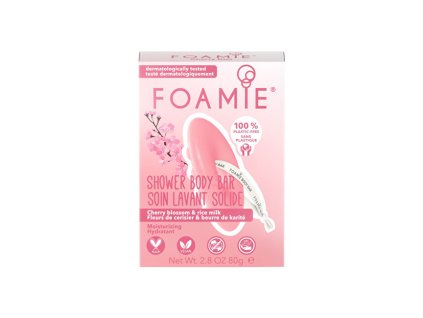 foamie hydratacni sprchove mydlo cherry kiss with cherry blossom and rice milk shower body 14806143083130