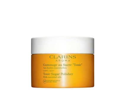 Clarins Tělový peeling s esenciálními oleji Tonic Sugar Polisher 250 g