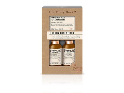 Baylis & Harding Dárková sada péče o tělo, pleť a vlasy Bergamot, Konopí & Santalové dřevo 3 ks