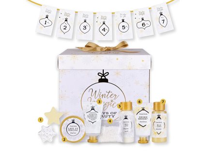 set koupelovy 7 days of beauty winter magic s malymi prekvapenimi do koupele a tela na 14956571214322