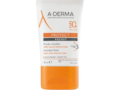 a derma slunecni fluid spf 50 protect pocket face fluid spf 50 30ml 14973912195914