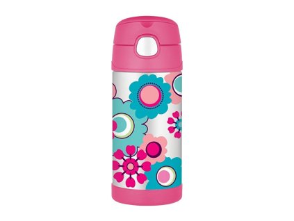funtainer detska termoska s brckem kvety 355 ml 1453541320181214163254