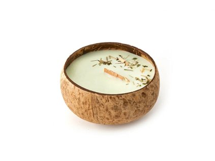 tropikalia svicka v kokosu vune citronova trava zazvor 14742849072929