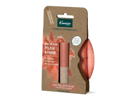 kneipp barevny balzam na rty natural deep nude colored lip balm 3 5 g 14797389114611