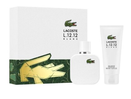 lacoste eau de lacoste l 12 12 blanc edt 50 ml sprchovy gel 100 ml 14974034122705