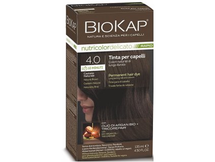 biokap delicato rapid barva na vlasy 4 00 prirodni hneda tmava 135 ml 14967449123731